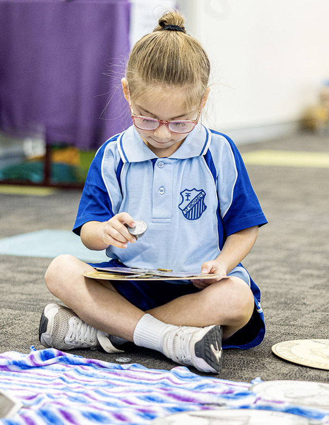 Student learning at St Michael's Catholic Primary Baulkham Hills