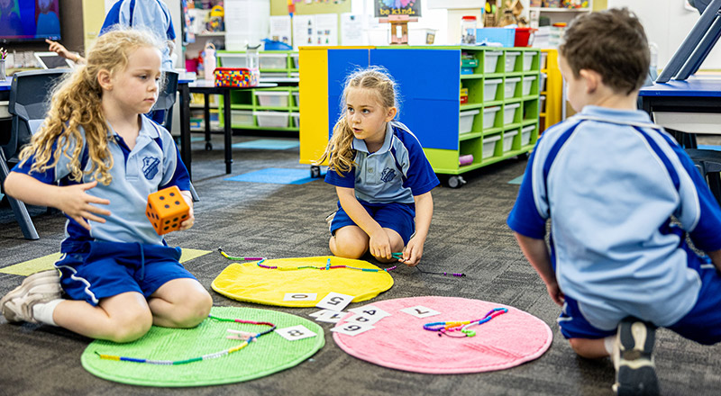 Maths games at St Michael's Catholic Primary Baulkham Hills