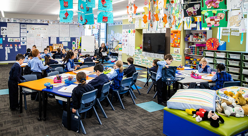 Classroom learning at St Michaels Catholic Primary Baulkham Hills
