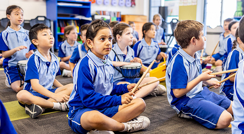 Music lessons at St Michael's Catholic Primary Baulkham Hills