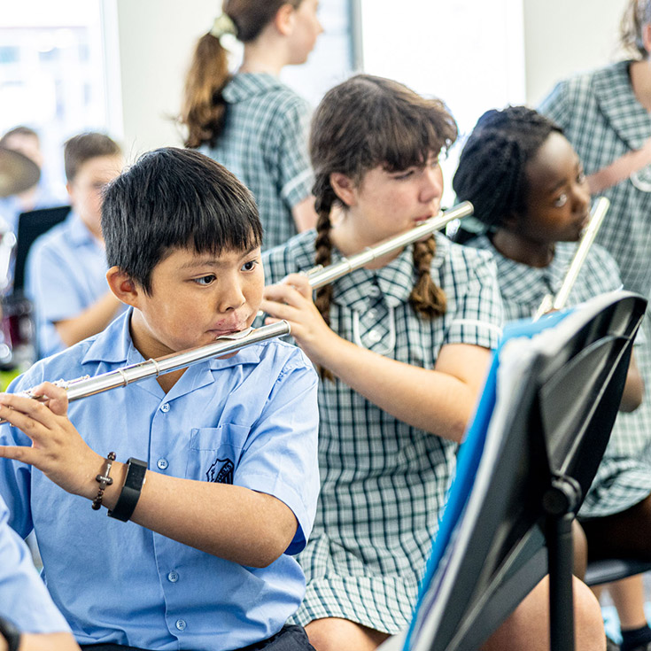 St Michael's Catholic Primary Baulkham Hills school band